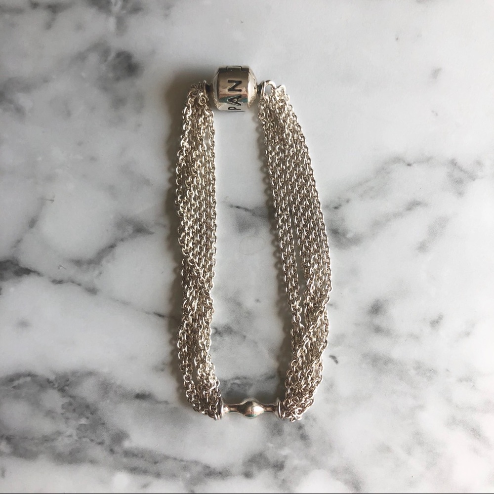 Pandora multi strand bracelet